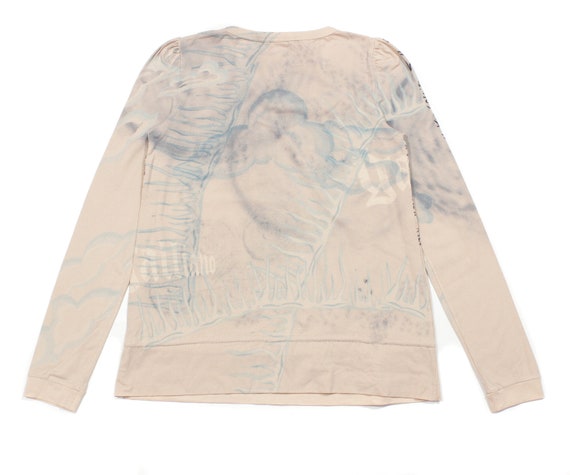 Galliano Abstract Printed Longsleeve Vintage - image 2