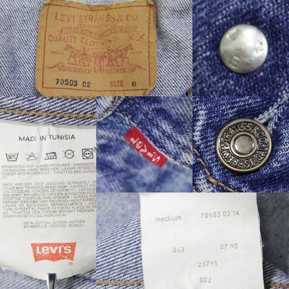 Levi's 90S Blue Texas Vintage Denim Jacket - image 10