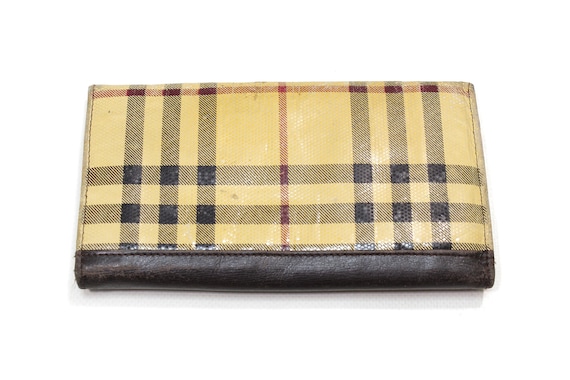 Burberry Nova Check and Patent Wallet