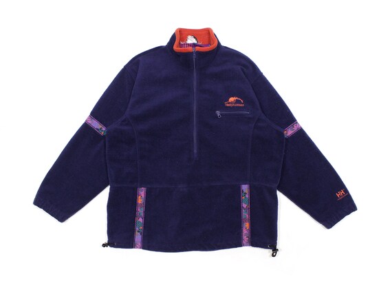Helly Hansen 90S Logo Fleece Jacket Vintage