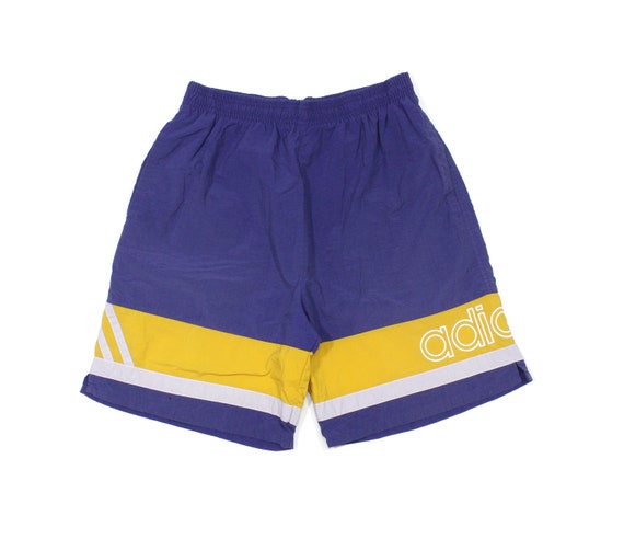 Adidas Vintage 90S Big Logo Nylon Swim Shorts M Size - Etsy