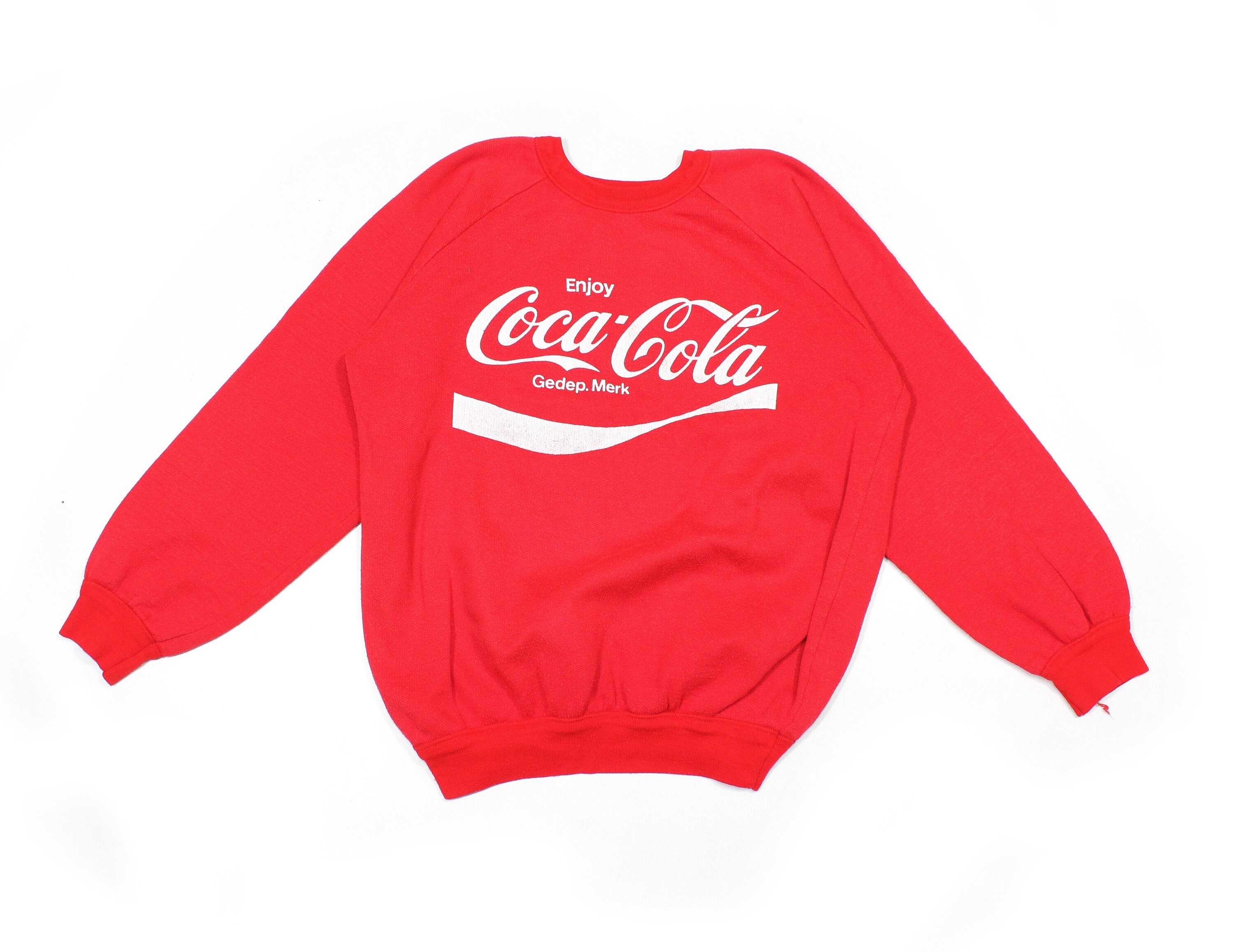 Buy Coca Cola Vintage 90S Big Logo Sweatshirt Online in India - Etsy