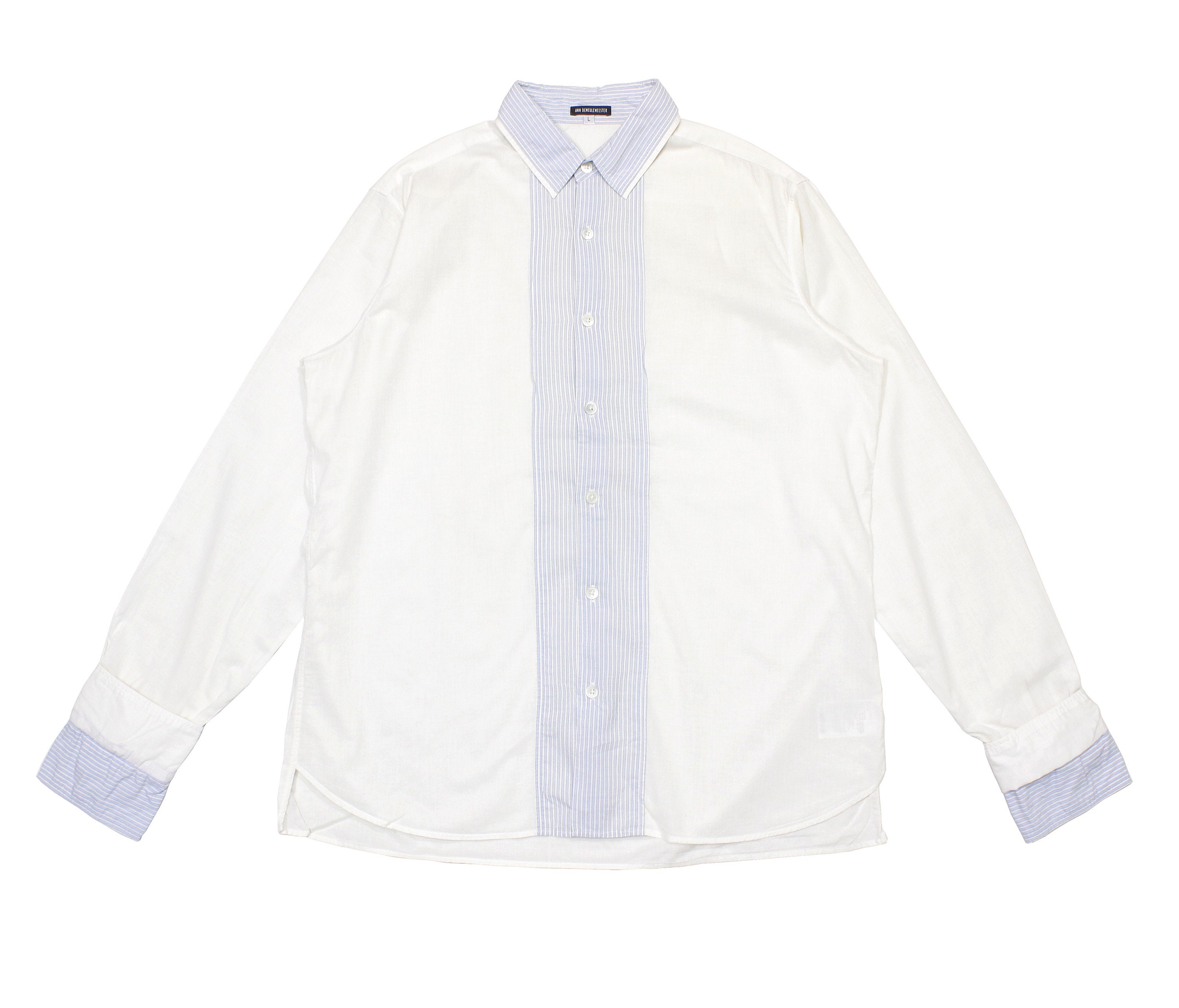 Ann Demeulemeester Double Cuff Striped Parts Shirt Vintage - Etsy