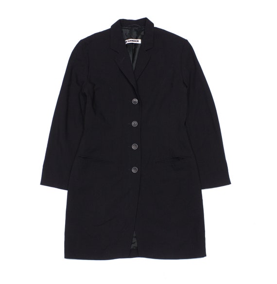 Jil Sander+ 90S Wool Light Coat Vintage Made in West Germany Jil Sander+ 90S Wool Light Coat Vintage Made in West Germany
