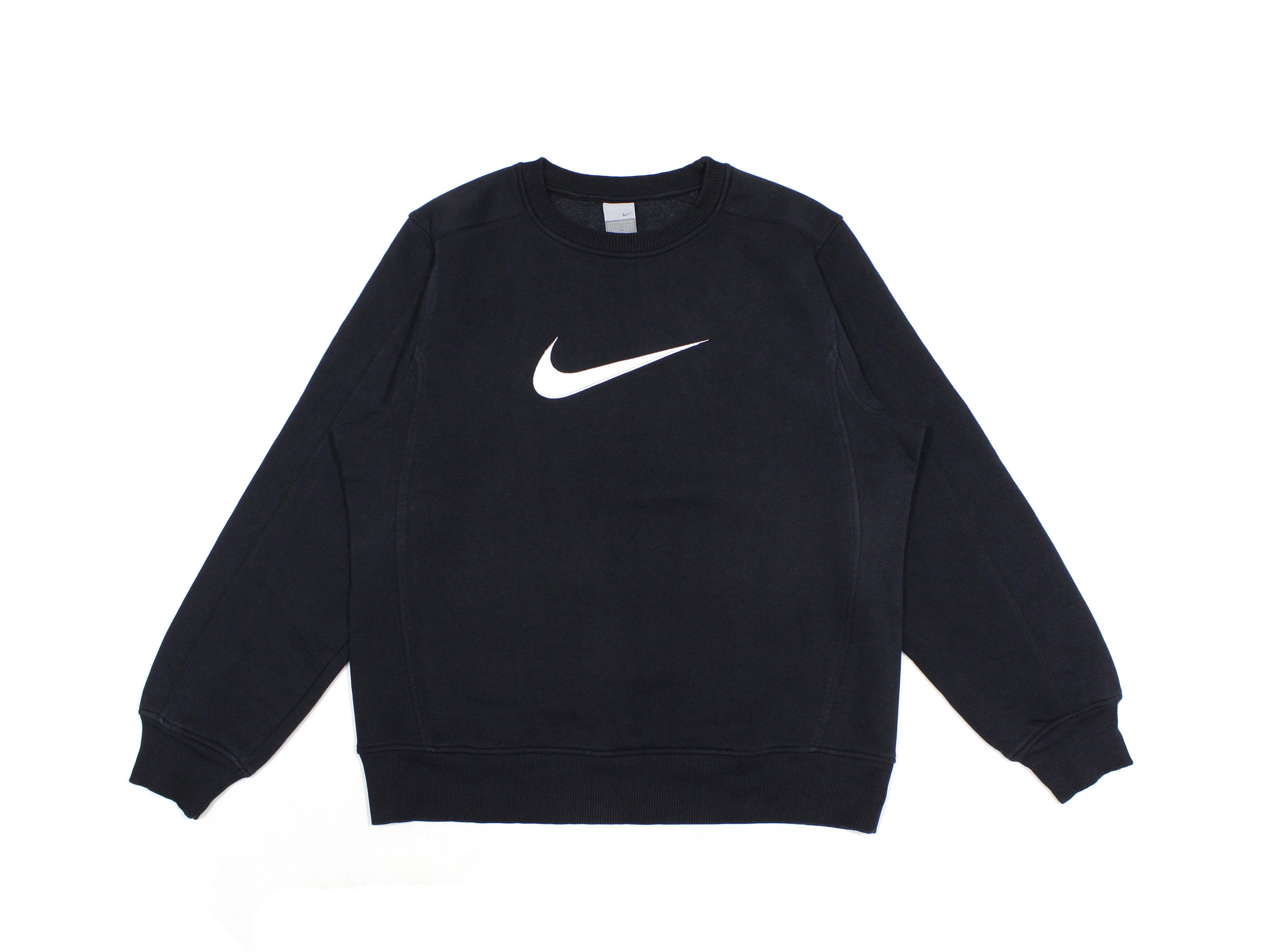 Nike Vintage 90S Embroidered Big Swoosh Baggy Sweatshirt - Etsy