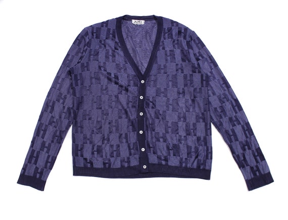 Hermes 80S Monogram Cardigan Vintage France - Etsy