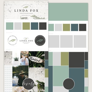 Modèle de forum de la marque | Modèle de forum de humeur | Moodboard modèle aux créateurs.