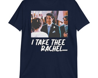Koszulka z krótkim rękawem unisex, koszulka z nadrukiem graficznym Friends, koszulka Ross Geller