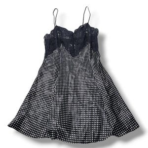 Vintage Victoria’s Secret Nightgown Size XS Vintage Baby Doll Nightie Polka Dots Women&#39;s Lingerie