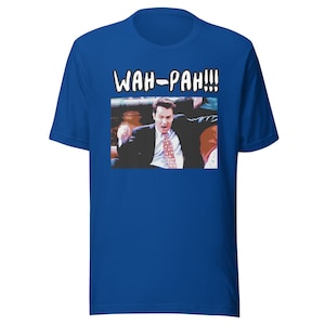 Unisex T-shirt Friends grafisch T-shirt grafische print shirt Chandler Bing shirt &quot;Wah-Pah!!!&quot; Shirt