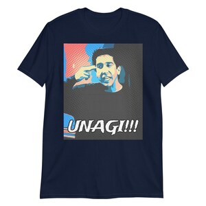 Short-Sleeve Unisex T-Shirt Friends Graphic Tee Graphic Print Shirt Ross Geller Shirt &quot;UNAGI!!!&quot; Shirt