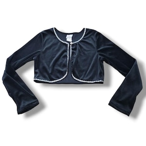 Y2K Vintage Top Size 12 Vintage Expressions Long Sleeve Shirt Crop Top Y2K Vibes Women&#39;s Top