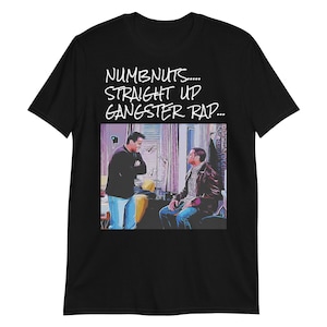 Short-Sleeve Unisex T-Shirt Friends Graphic Tee Graphic Print Shirt Joey Tribbiani Shirt &quot;Numbnuts...&quot;