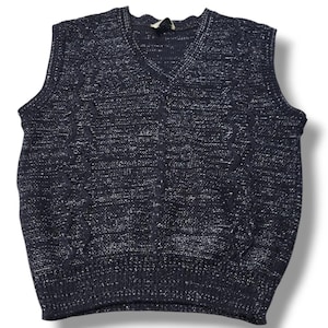 Vintage Blake By Devon Sweater Vest Size Medium Women&#39;s Knit Sweater Union Made Women&#39;s Vest