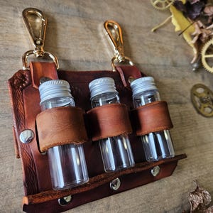 Leather Vial Drop Holster