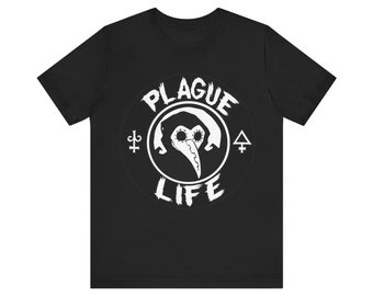 Plague Life Alchemy Round Design Unisex Short Sleeve Tee