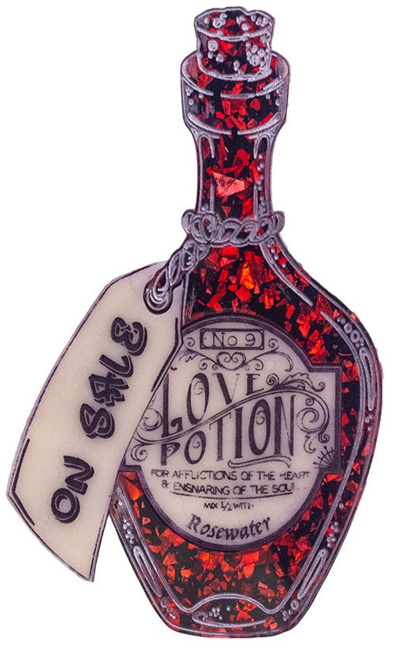 Download Dark Arts Potions: Love potion Number 9 Brooch | Etsy