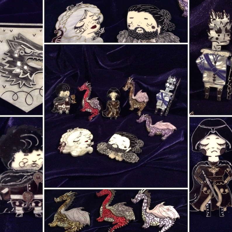 Mother of Dragons Brooch Winter is Gone
