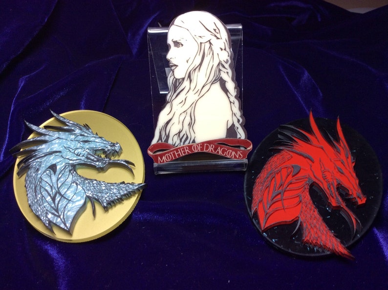 Mother of Dragons Brooch Winter is Gone
