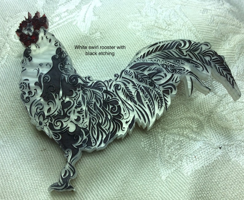 The Regal Rooster Brooch