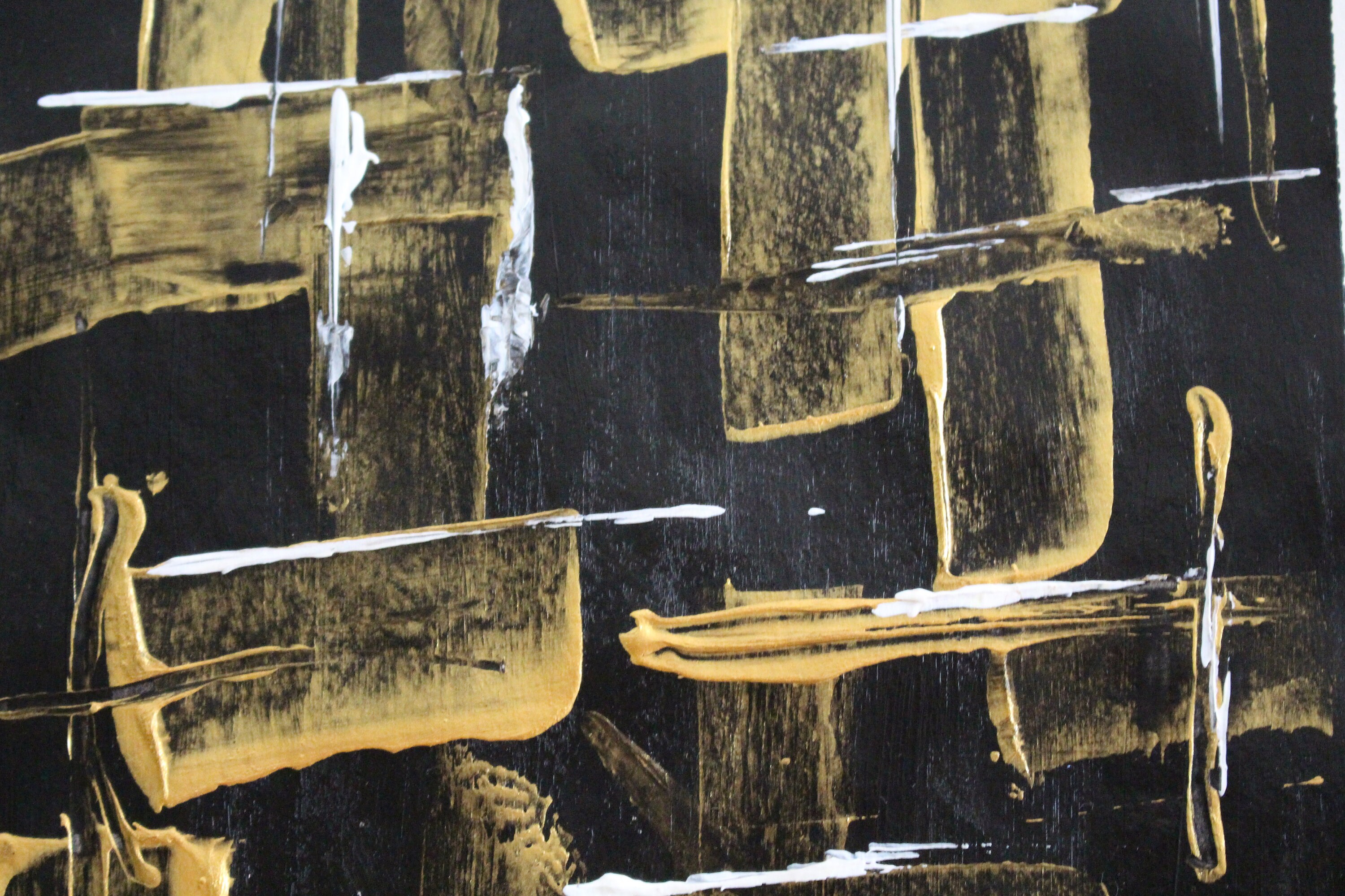 Acrylic Scrape 2 A4 Acrylic Painting On Cartridge Paper Etsy