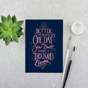 Better is One Day