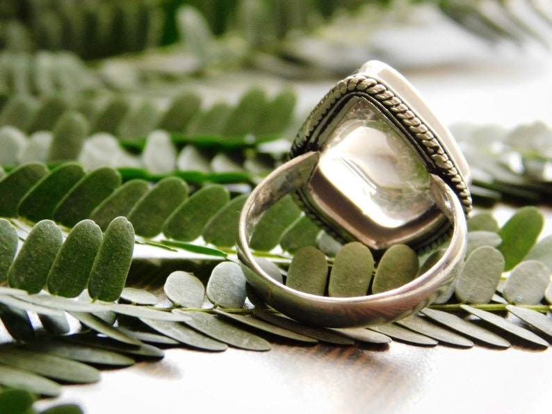 women/'s ring, Birthstone Ring Smoky Quartz Ring US size-8 R-837 Sterling Silver Ring Jewelry ring Handmade Ring love stone Ring