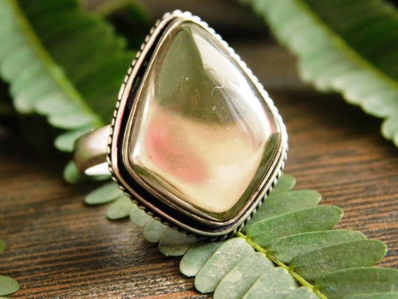 women/'s ring, Birthstone Ring Smoky Quartz Ring US size-8 R-837 Sterling Silver Ring Jewelry ring Handmade Ring love stone Ring
