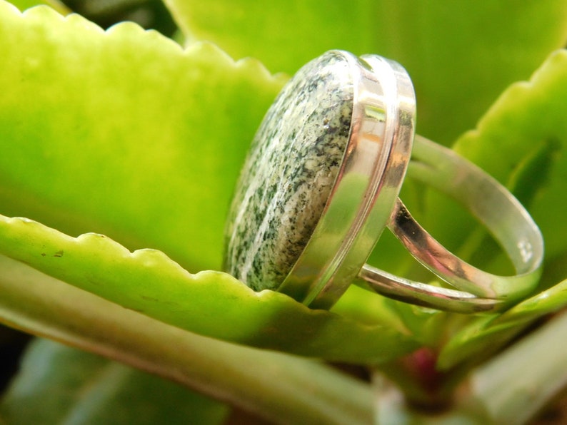 R-785 green stone Ring gift Ring womens ring, Swiss opal Ring opal ring Sterling Silver Ring US size-8.5 swiss opal gemstone ring