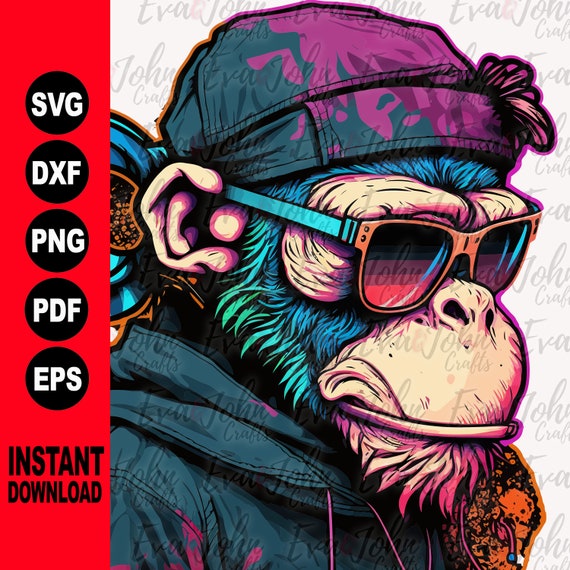 Amazon.co.jp: SADS Big Silhouette Tee MONKEY MARDIGRAS L