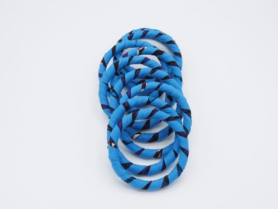 ankara bangles African fabric jewellery Bracelets