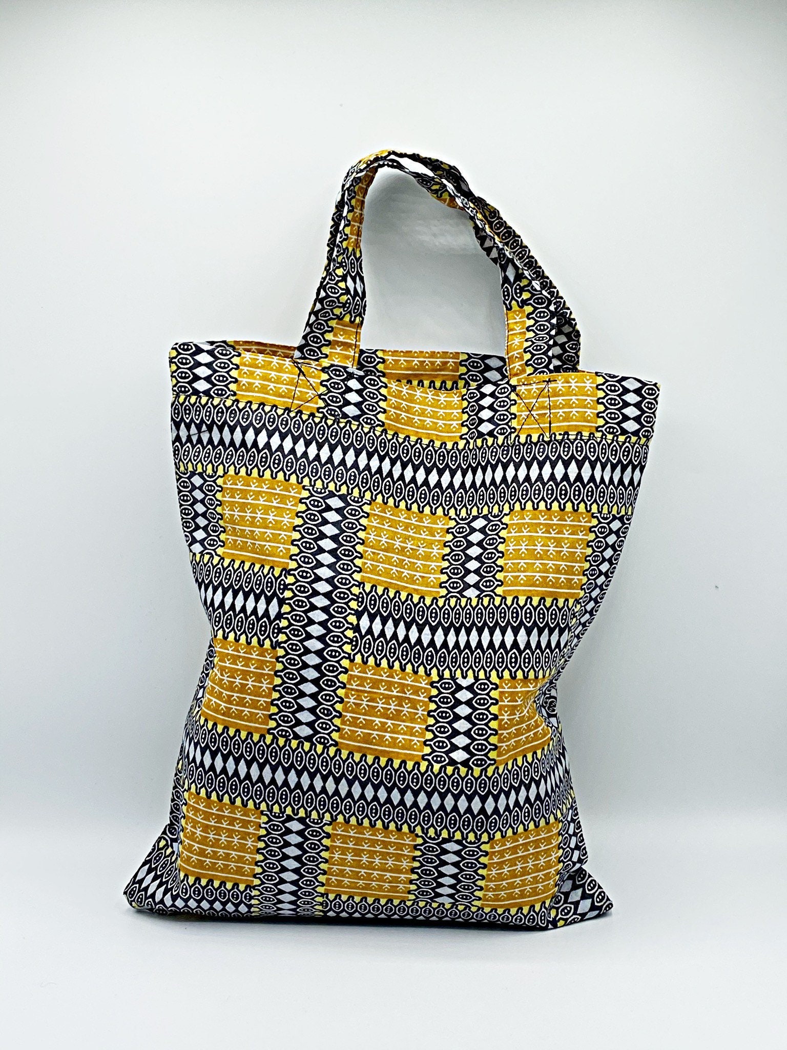 African fabric bag ankara small shopper bag cotton bag gift | Etsy
