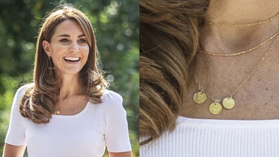 Kate Middleton Monogram Necklace Mother s Day Gift Personalised