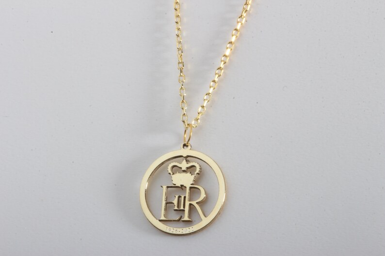 Queen Elizabeth's Royal Cypher Necklace EIIR Necklace Etsy