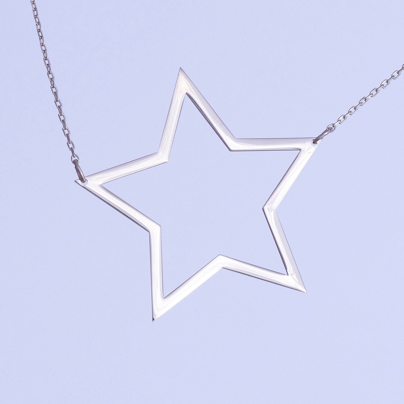 Alexis Necklace Large Initial Sideways 