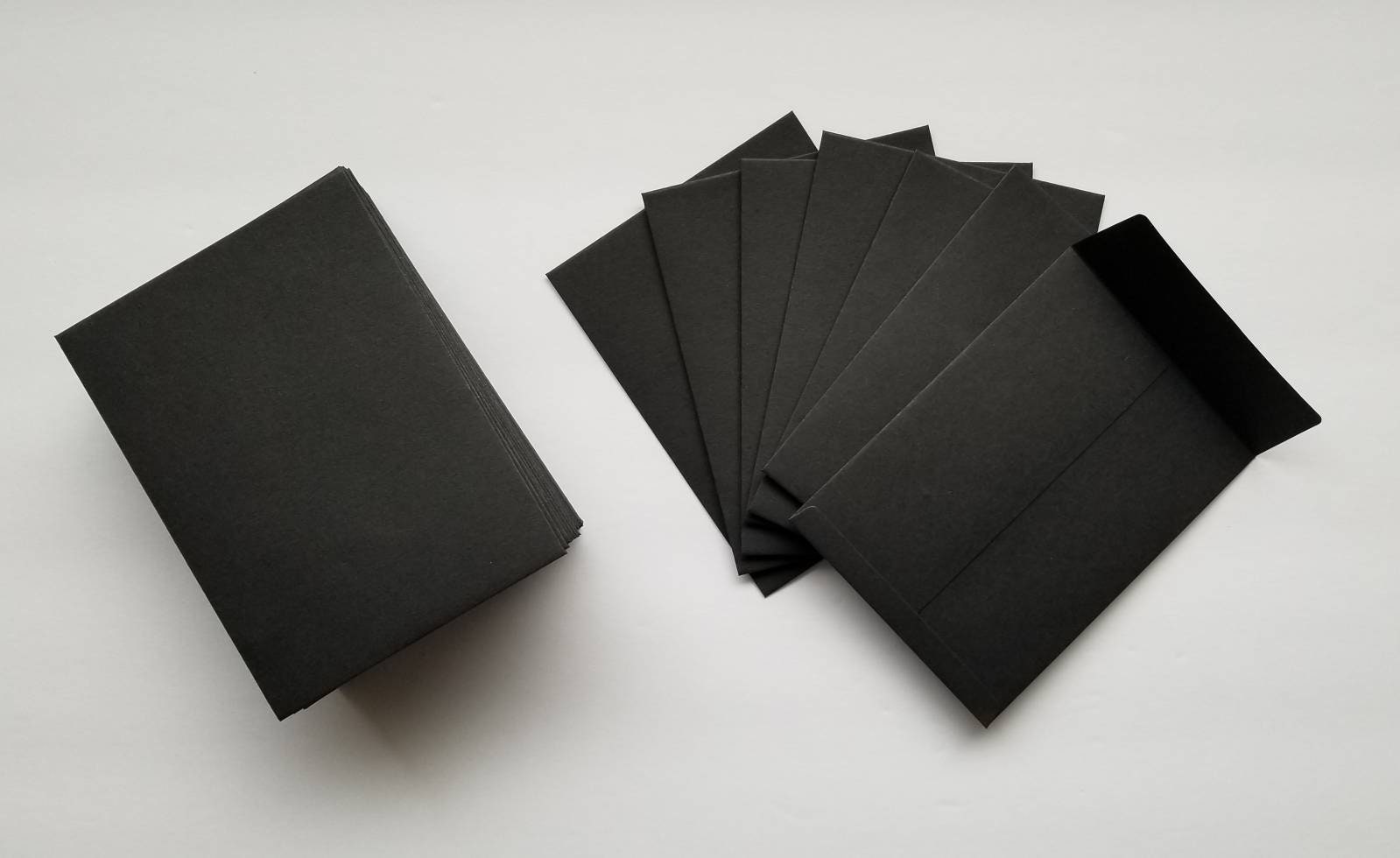 Black Coin Envelopes 3 X 4 Set of 25 Handmade Etsy