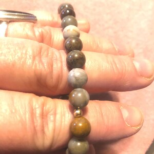 8 mm echtes Gobi Wüsten Jaspis Stretch Armband Ihrer Wahl der Größe handgefertigt
