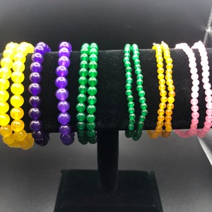 Jade Bracelet in Yellow, Green, Dk. Purple, Lt. Purple or Pink Genuine Jade Bracelet  Gift for her • loyalty • good fortune • Mothers Day