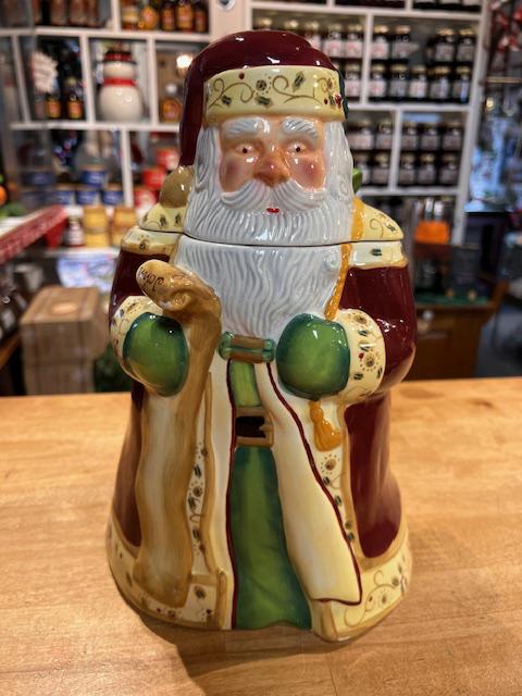 Vintage Santa Cookie Jar - Etsy