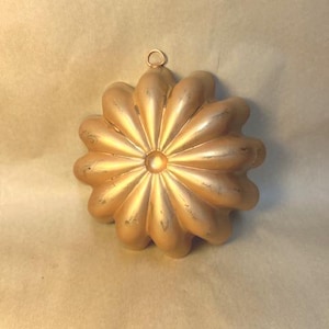 Vintage Copper Jelly Mold 3 1/2 Cups