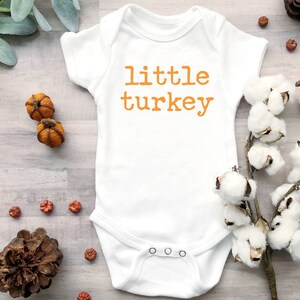 Little Turkey Onesie - Fall Onesie - Baby Onesie