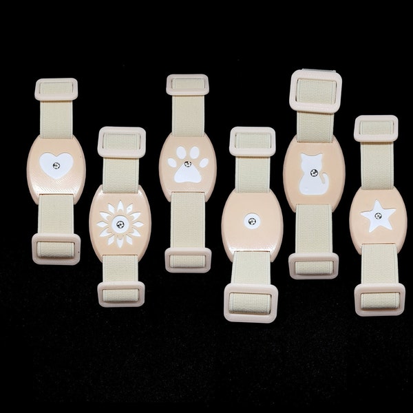 Skin/Beige/Peach Custom Freestyle Libre 2 Sensor Color Armband for Protecting your Sensor. Alternative to Patches or Stickers.