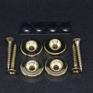 Solid Brass Feet for Cutting Boards / Wood Boxes