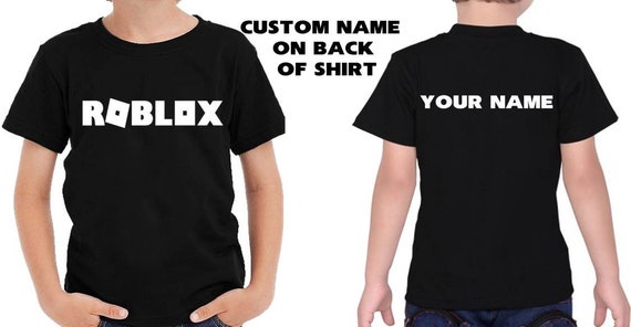 kids roblox custom t shirt etsy roblox custom shirt
