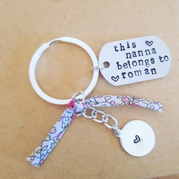 Grandparents Personalised Keyring