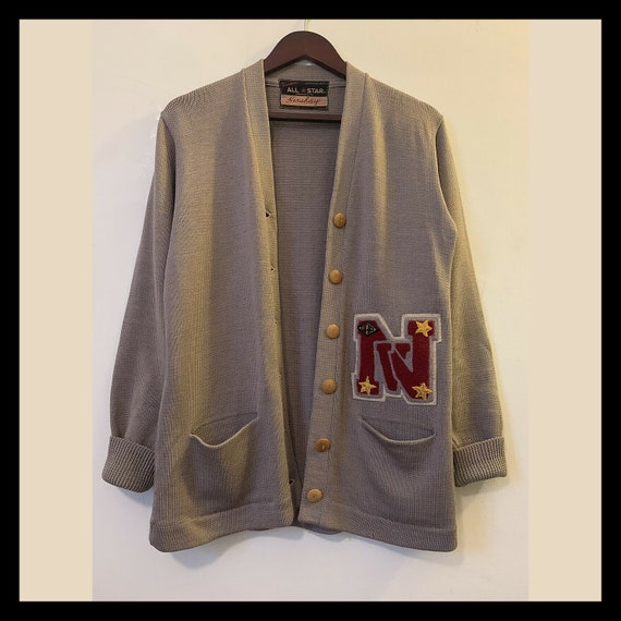 Vintage 1940s/ 1950s LA All Star Varsity Letterman