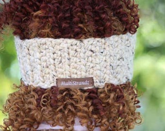 Handmade Crochet Headband | Ear Warmer, Acrylic Wool Blend Hair Accessory