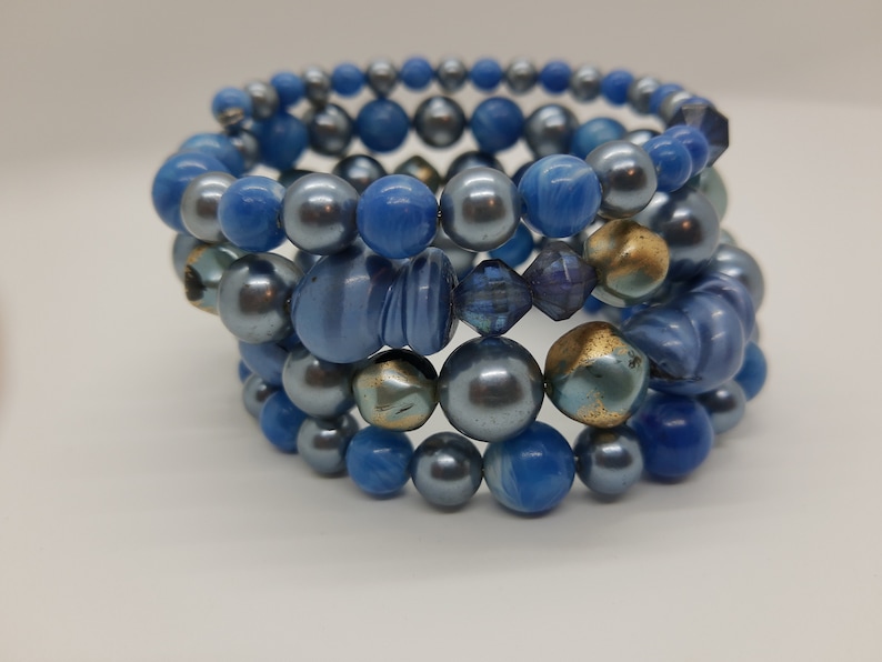 Blue Wrap Bracelet