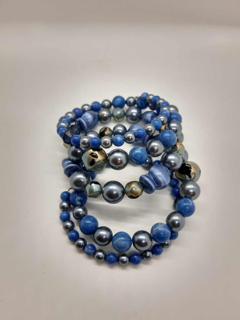 Blue Wrap Bracelet