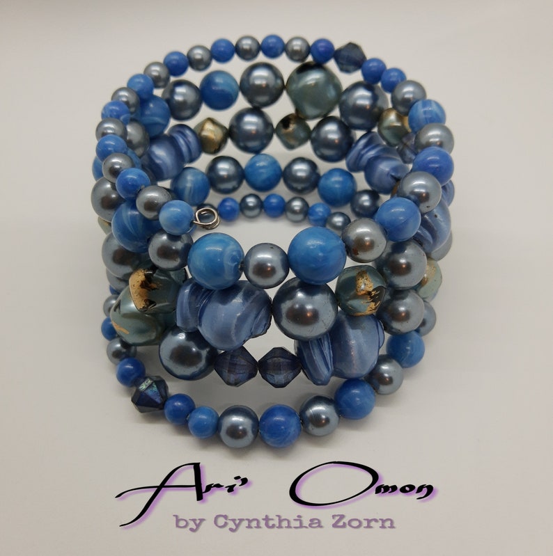Blue Wrap Bracelet